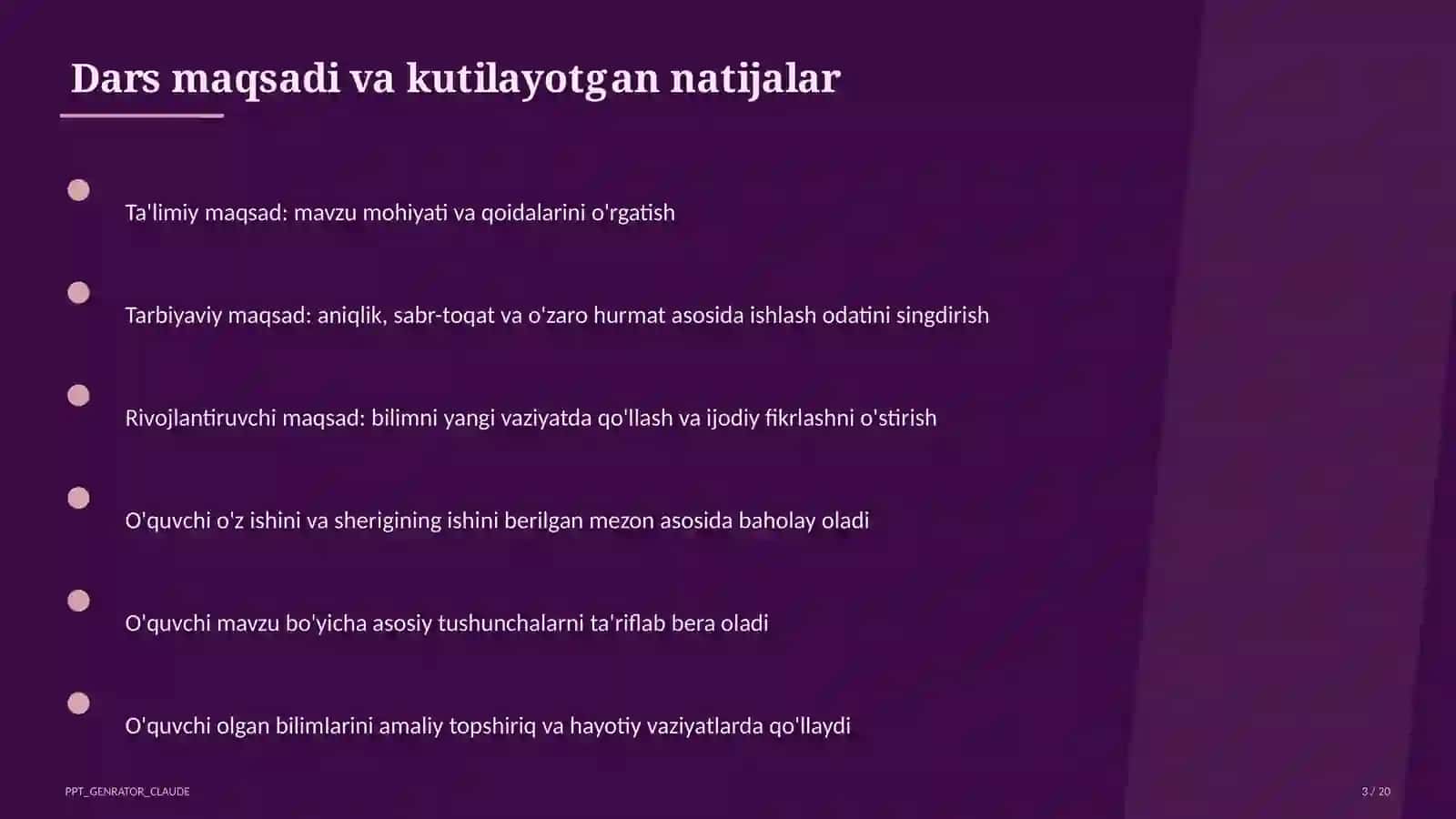Butun ko'rsatkichli daraja va standart shakl (8-sinf) 3