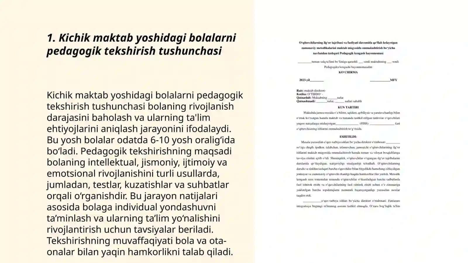 Kichik maktab yoshidagi bolalarni pedagogik tekshirish metodikalari 3