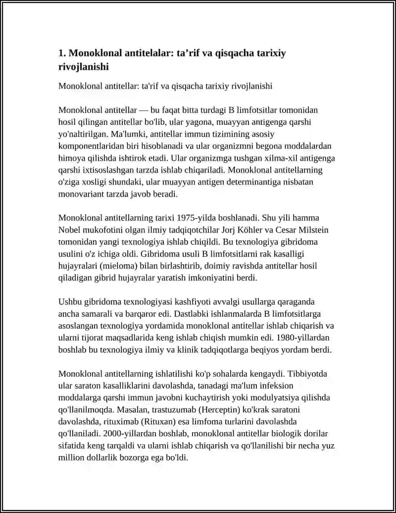 MONOKLONAL ANTITELALAR 3