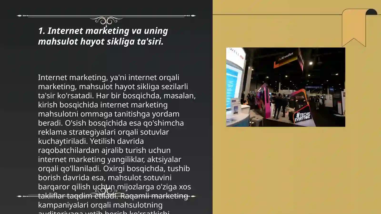 Internet marketing va mahsulot hayot sikliga tasiri 3