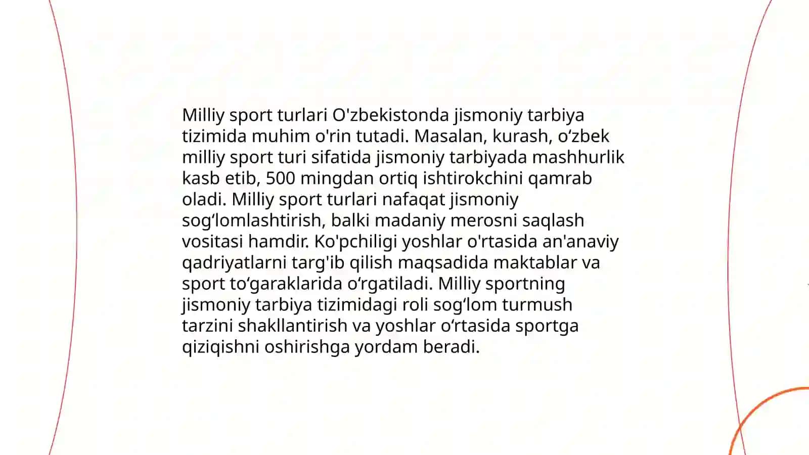 Milliy sport turlari va xalq o‘yinlarining jismoniy tarbiya tizimida tutgan o‘rni 3