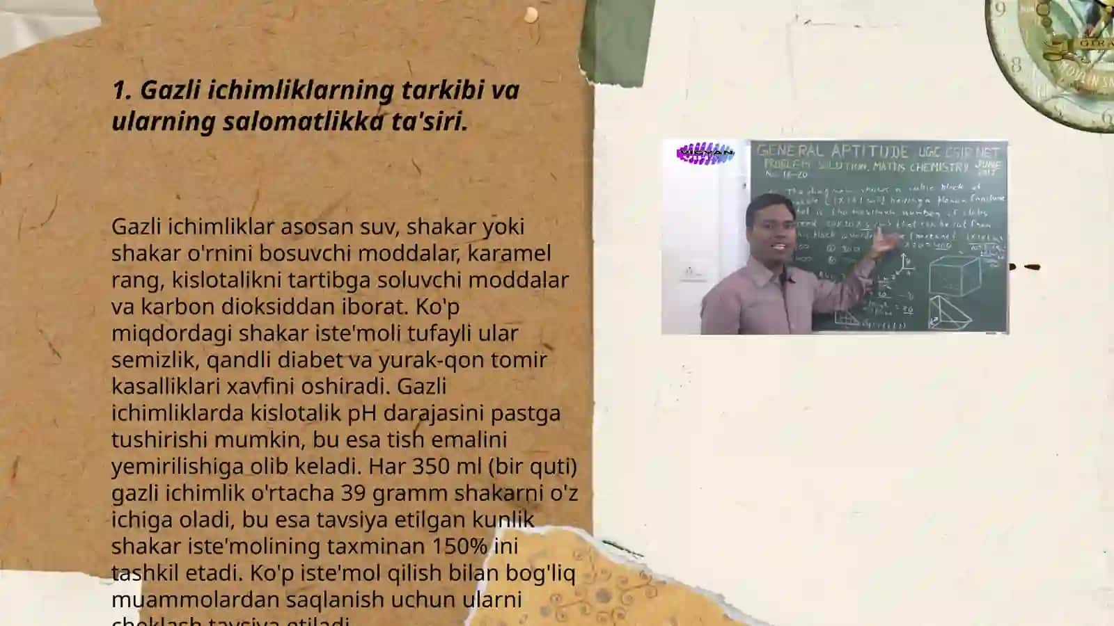 Gazli ichimliklarni inson salomatligiga taʼsirini oʻrganish 3