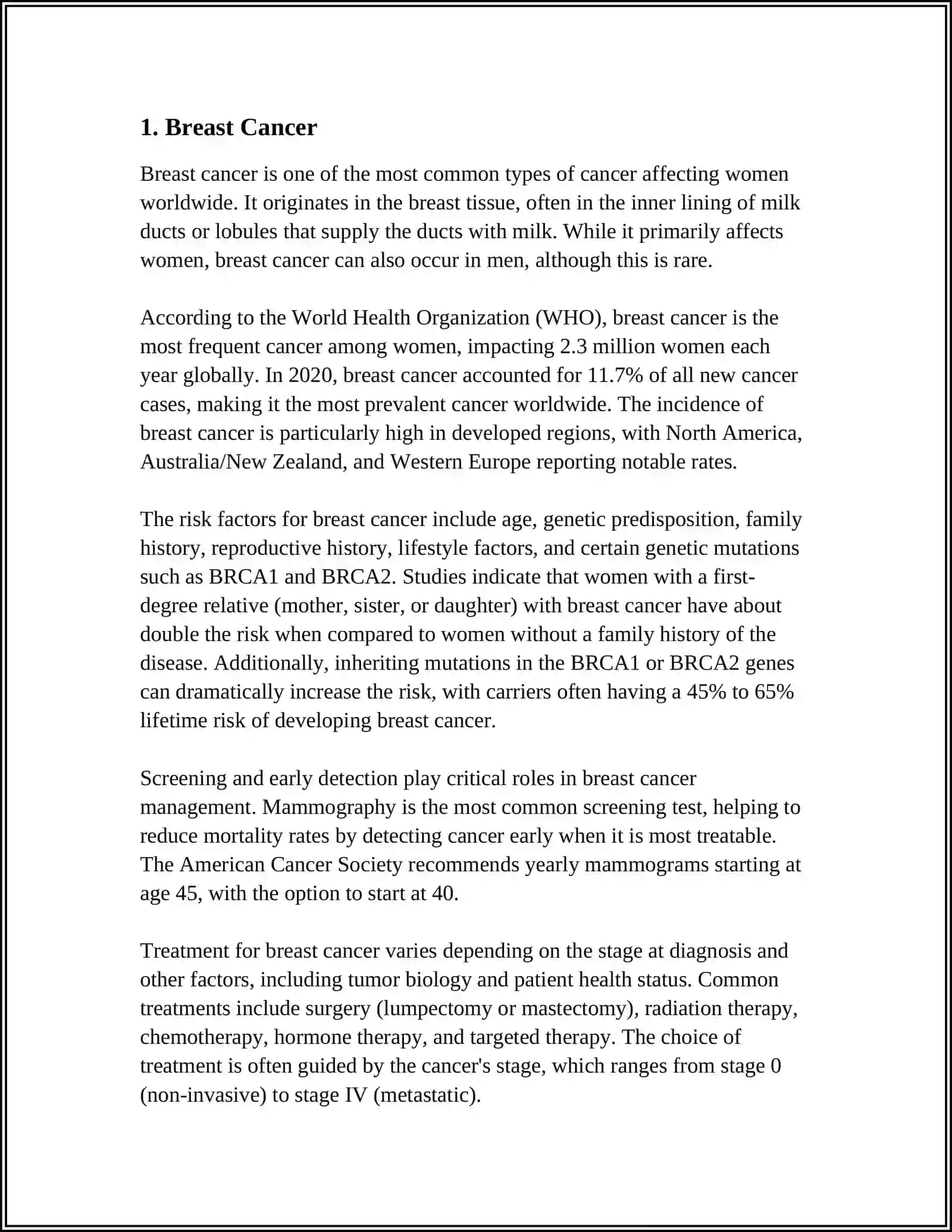 REFERAT: THE TYPES OF CANCER 3