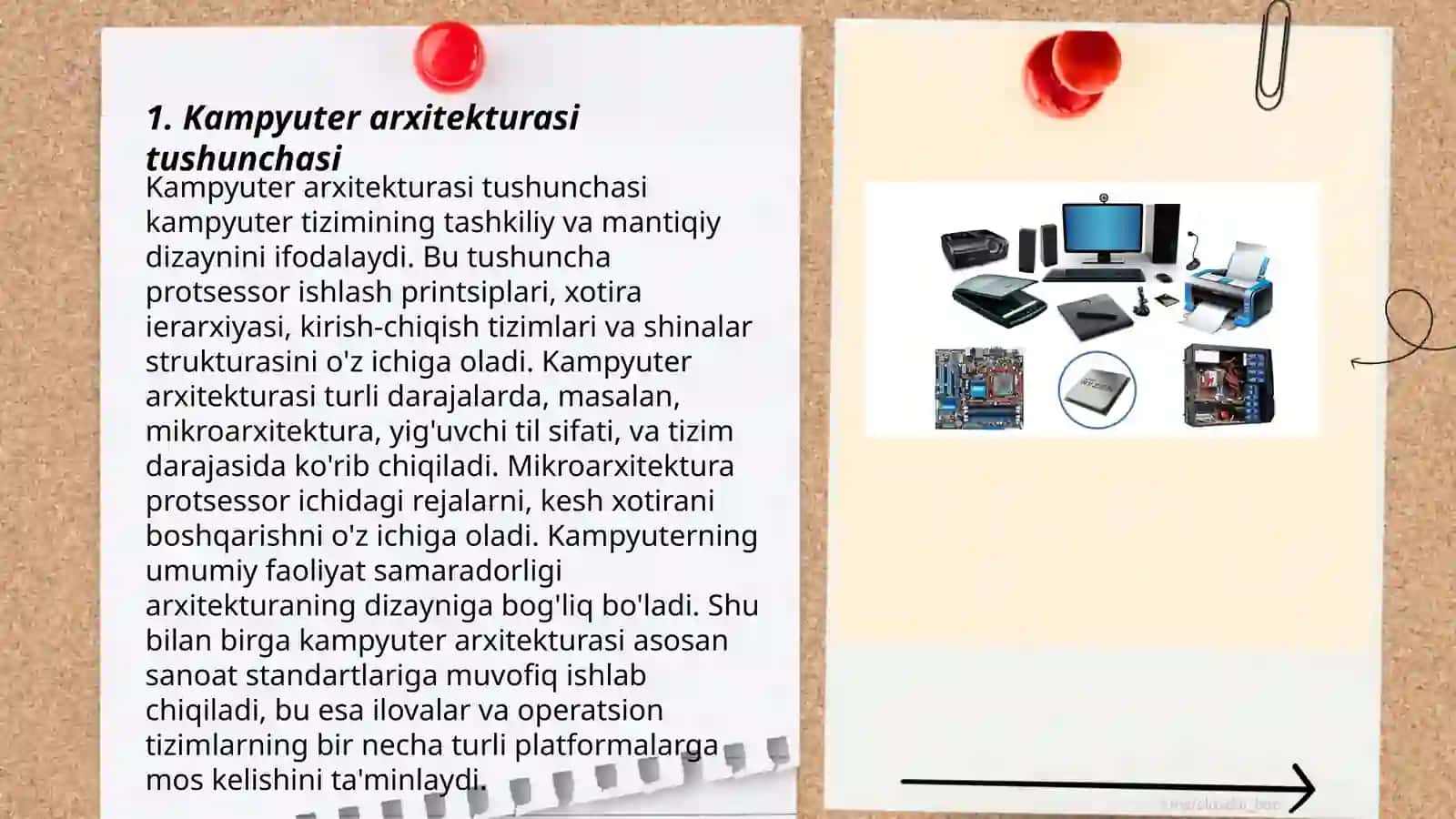 Kampyuter arxitekturasi tushunchasi 3