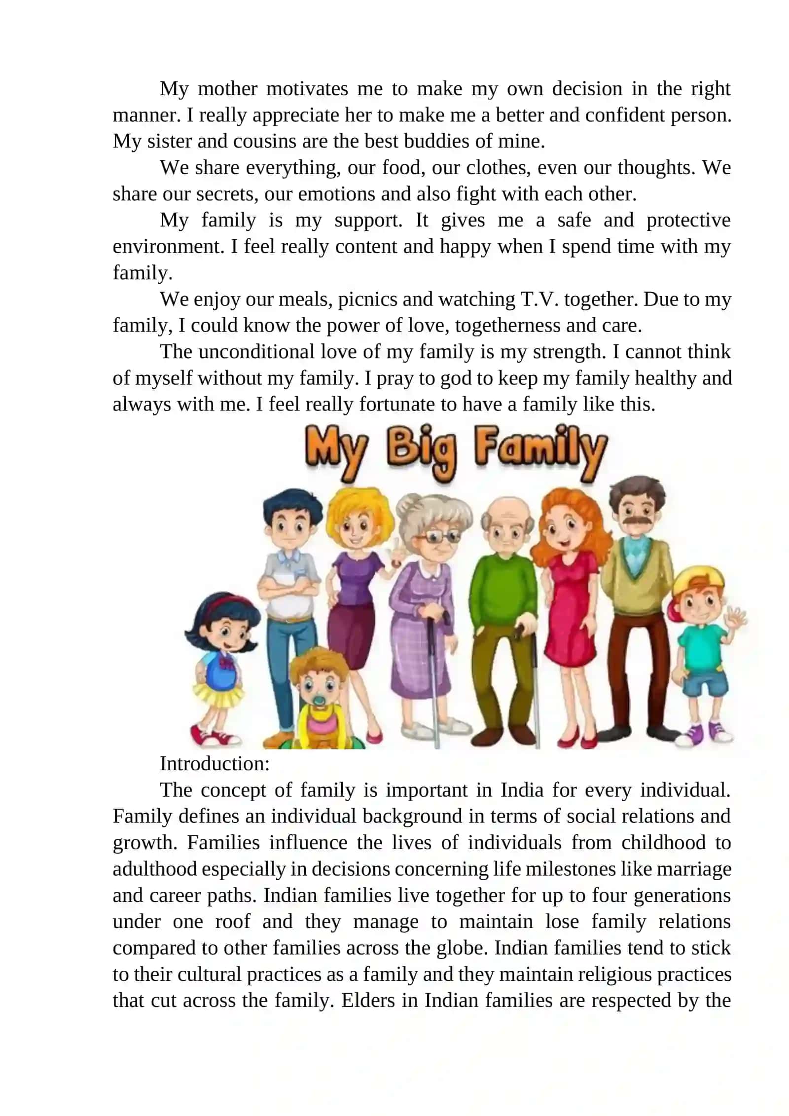 My family. It is discreption 3