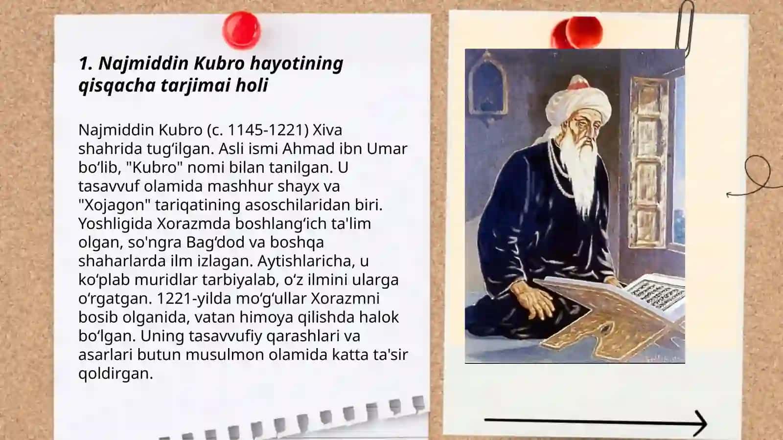 Najmiddin Kubroning hayoti va tariqati asoslari 3
