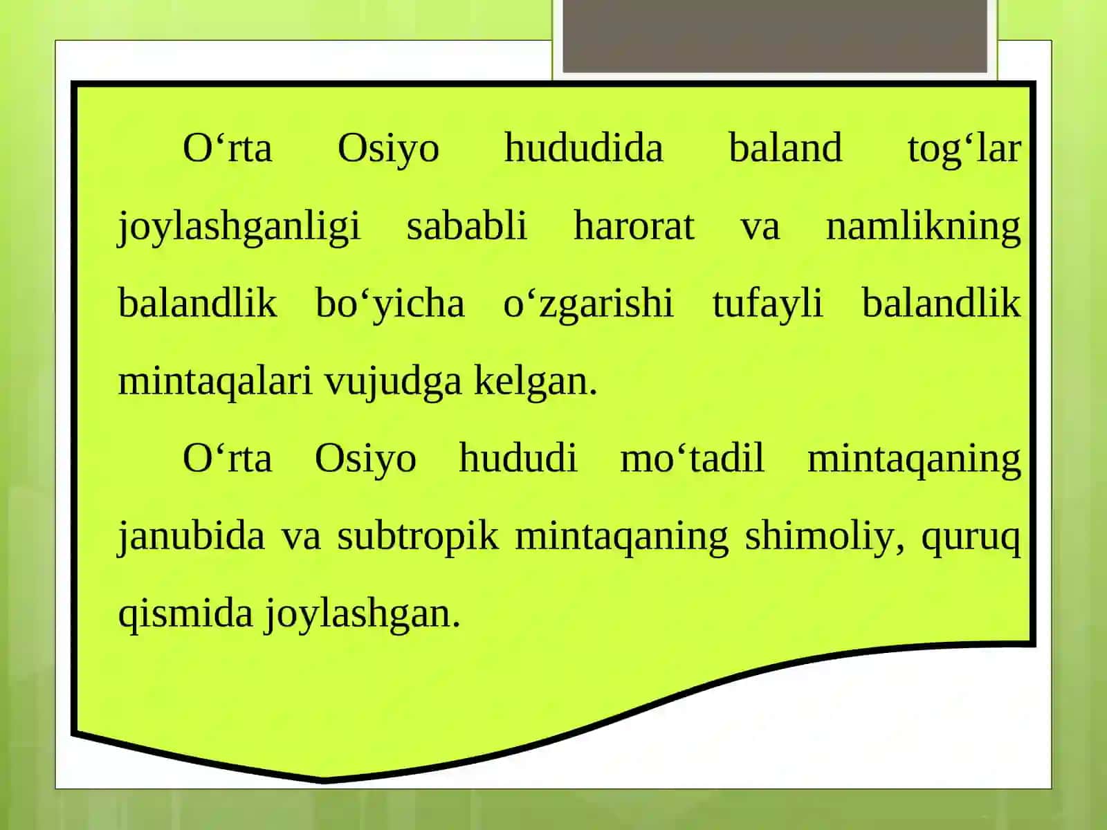 Tabiat zonalari 3