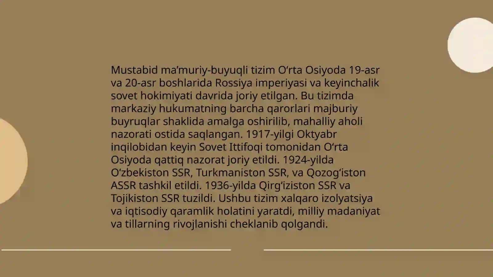 Mustabid maʼmuriy-buyuqli tizim 3
