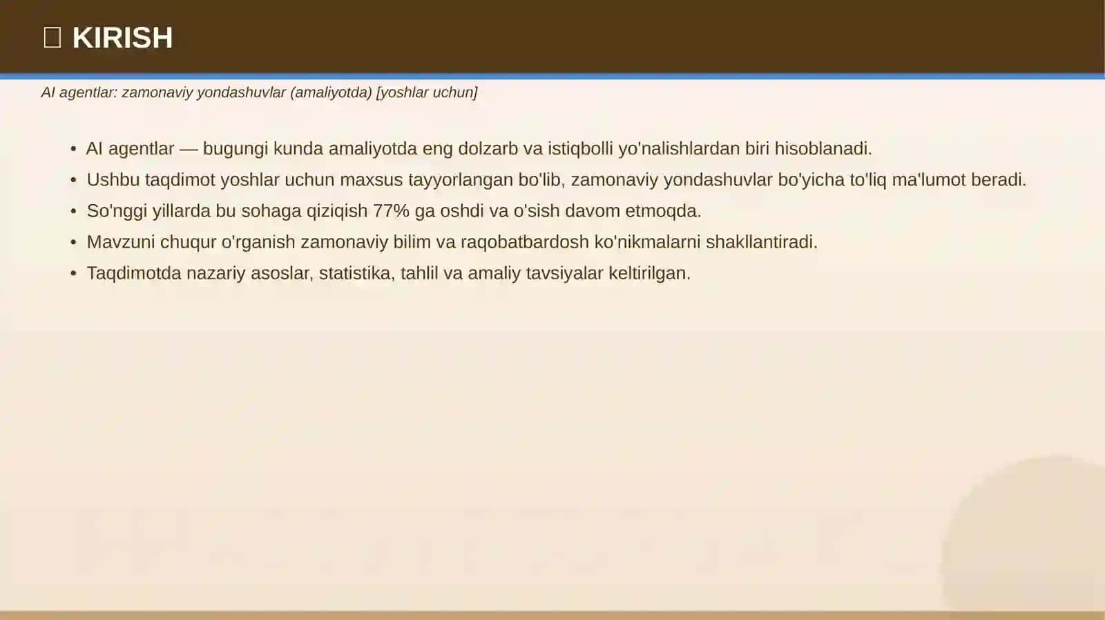 Zamonaviy yondashuvlar 3