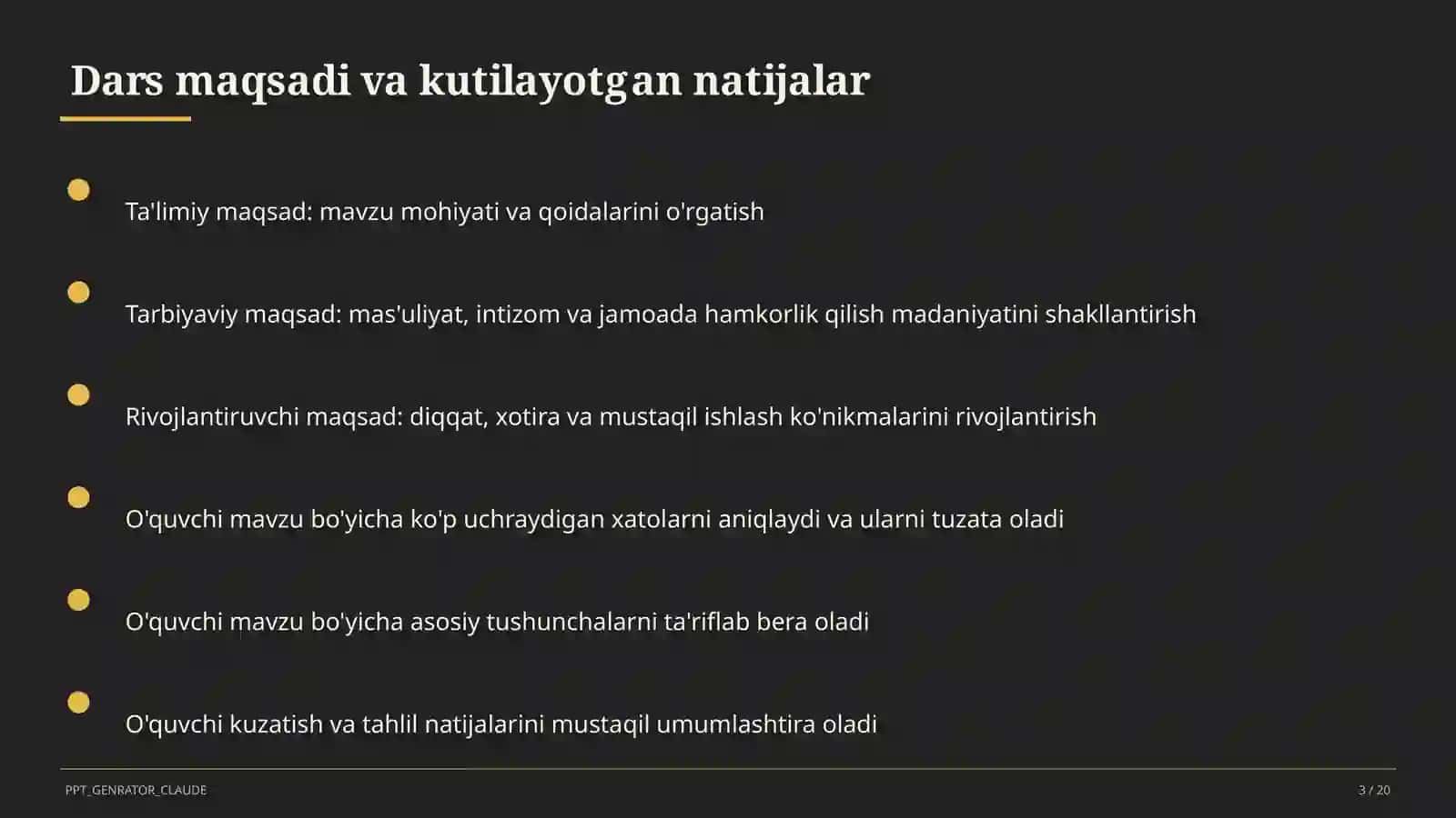 Sog'lom turmush tarzi hayot garovi (7-sinf) 3