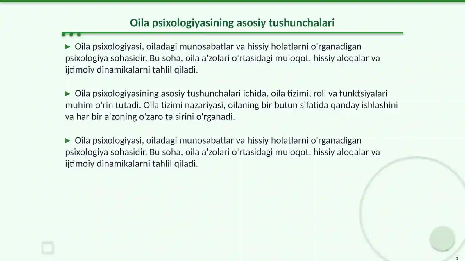 Oil psixologiyasining asosiy tushunchalari 3