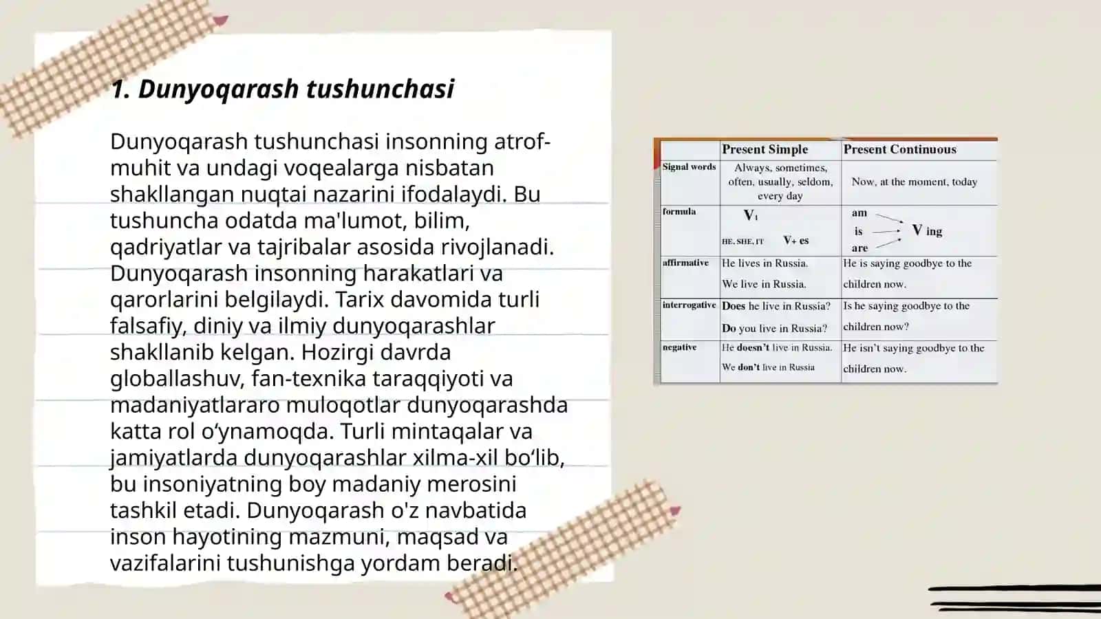 Dunyoqarashning mohiyati tuzilishi asosiy funktsiyalari 3