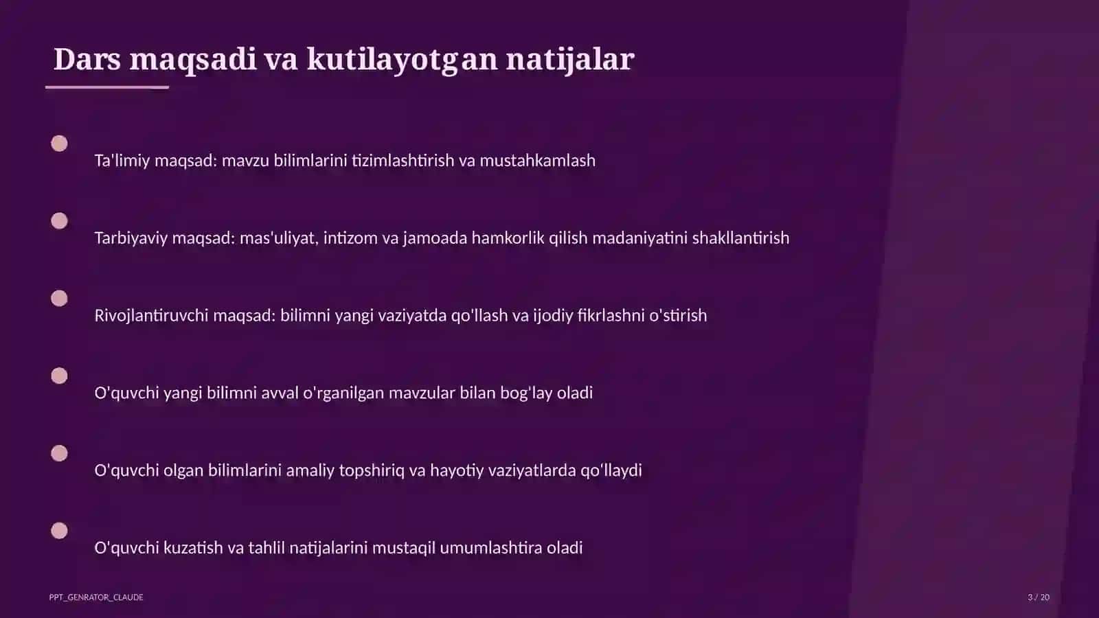 Huquq va majburiyat: bola huquqlari (8-sinf) 3