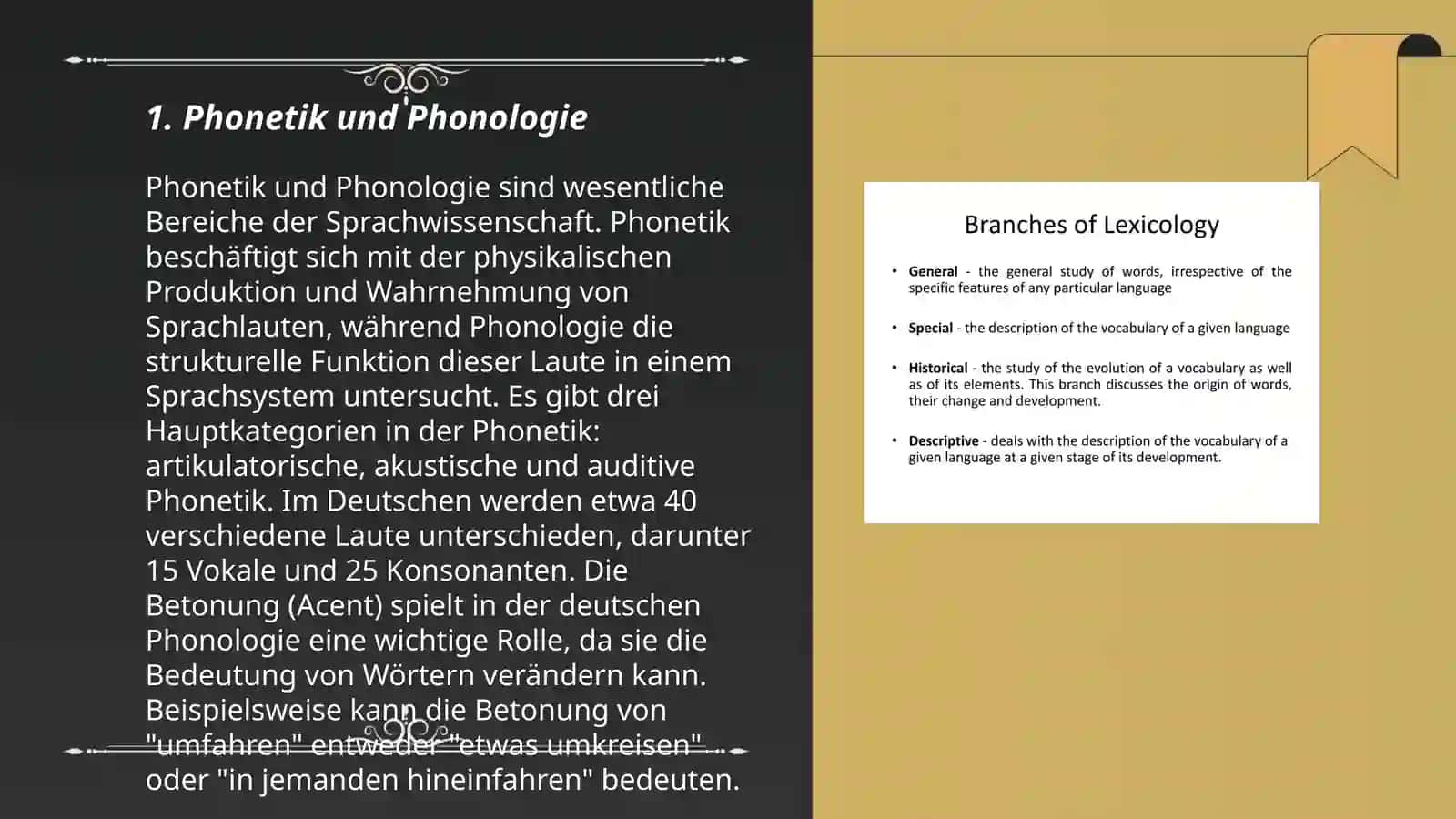 Phonetik und Phonologie 3