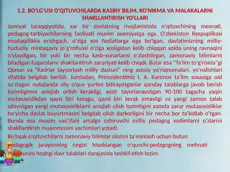 BO’lajako’qituvchilarnikasbiyfaoliyatgatayyorlashningsamaraliyo’llari 3