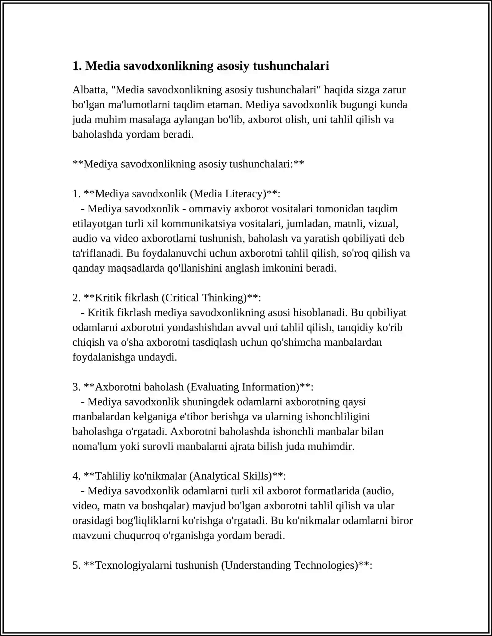 MEDIA SAVODXONLIK VA KIBERXAVFSIZLIK 3