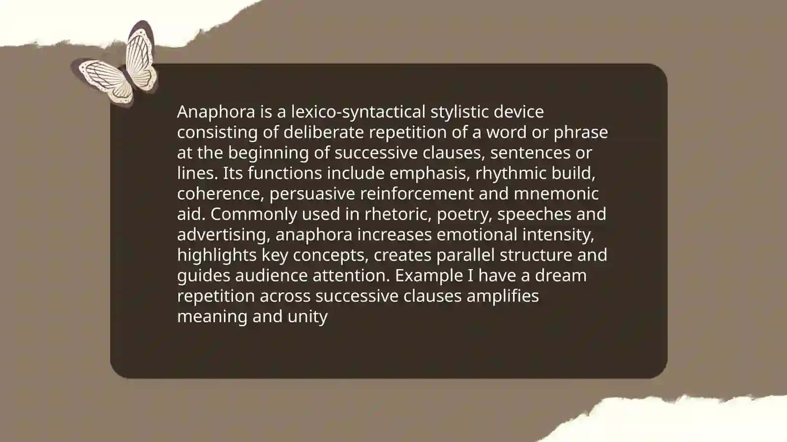 Lexico syntactical stylistic device 3