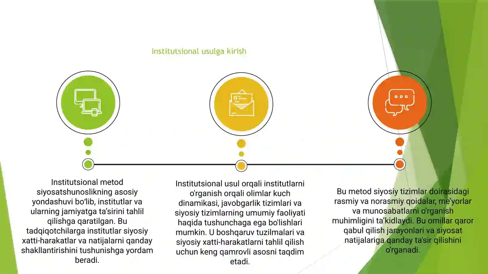 Institusional metod 3