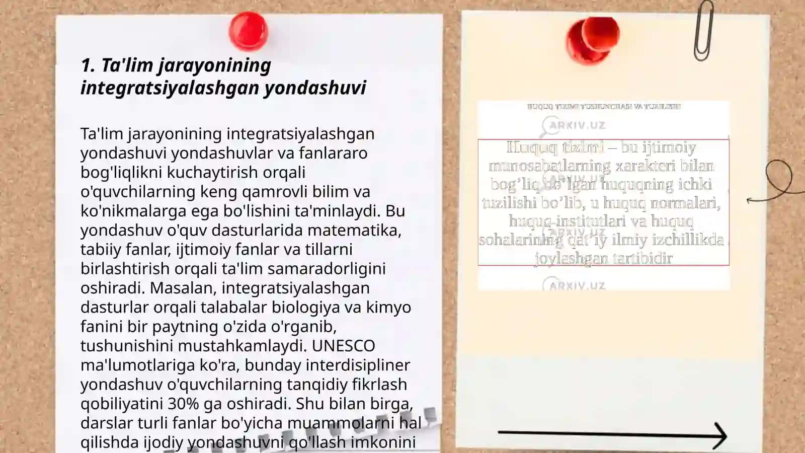 Oʻqitish jarayoni yaxlit tizim sifatida 3