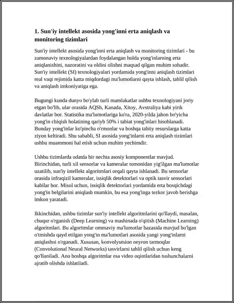 YONG'IN XAVFSIZLIGINI BOSHQARISH BO'YICHA SUNIIY ENTELEKT TEXNALOGIYALARINI QO'LLASH 3