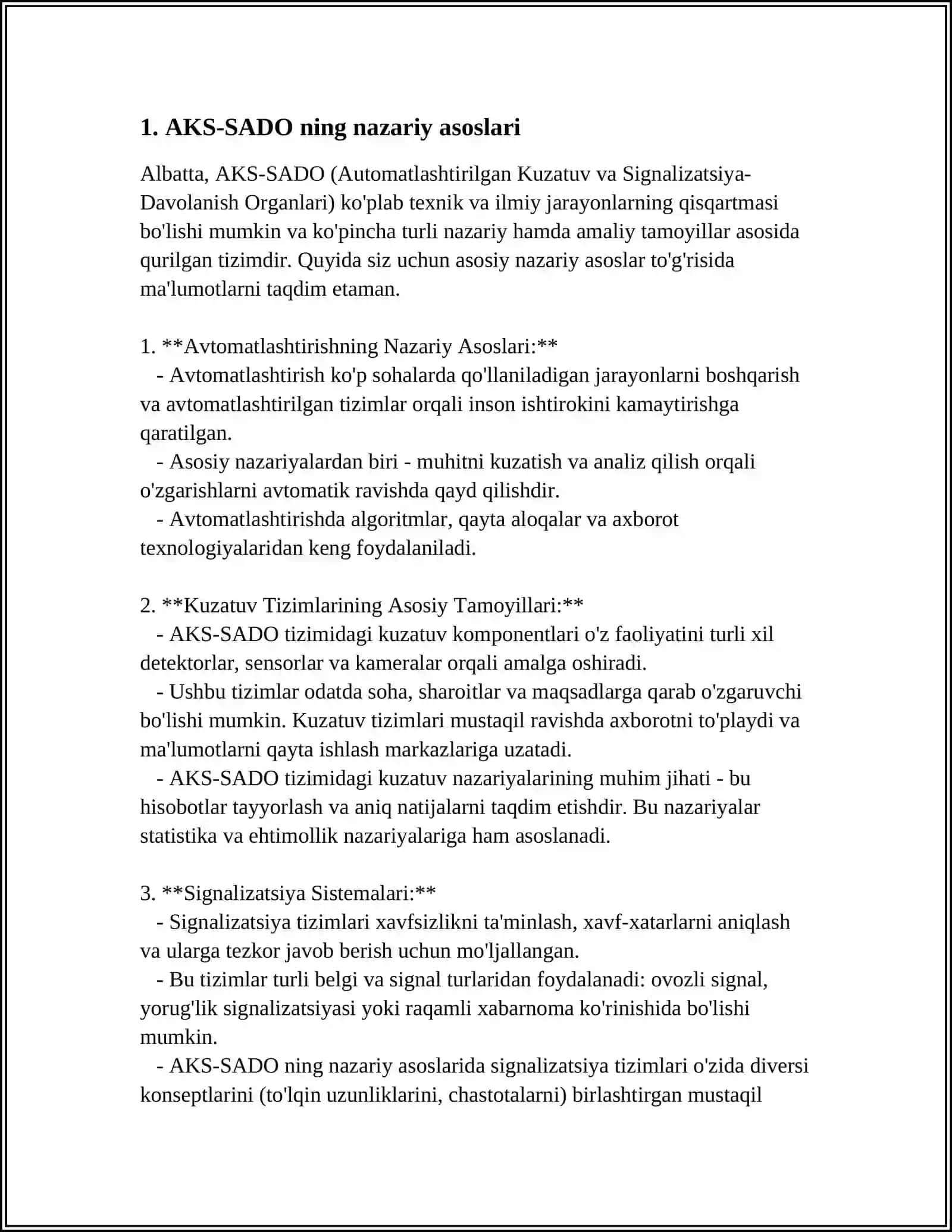 AKS -SADO VA AKUSTIK REZONASNING XUSUSIYATLARI. ULTRA TOVUSH QURILMALARI BILAN ISHLASH PRINSIPLARI 3