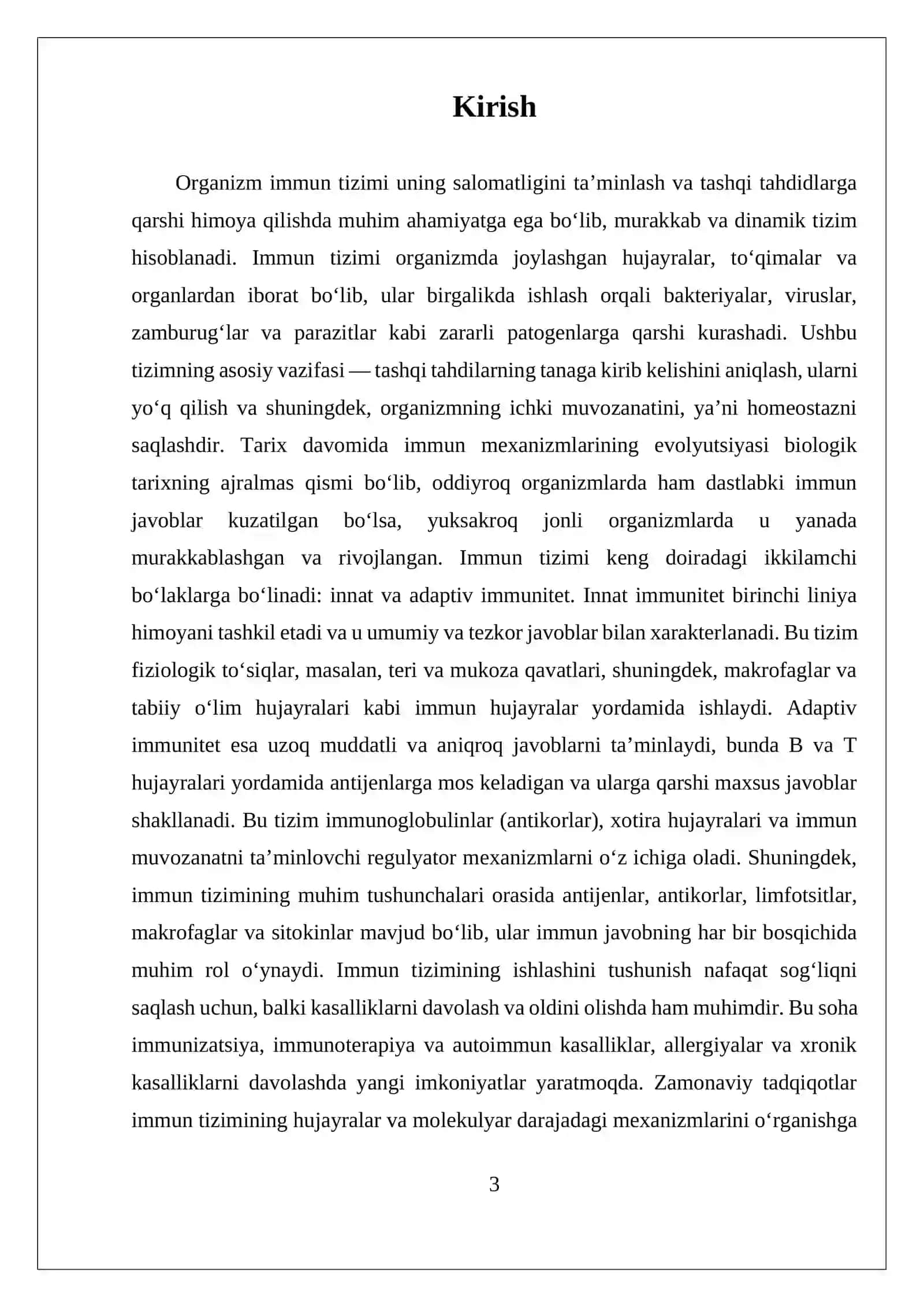 Organizm Immun Sistemasi 3