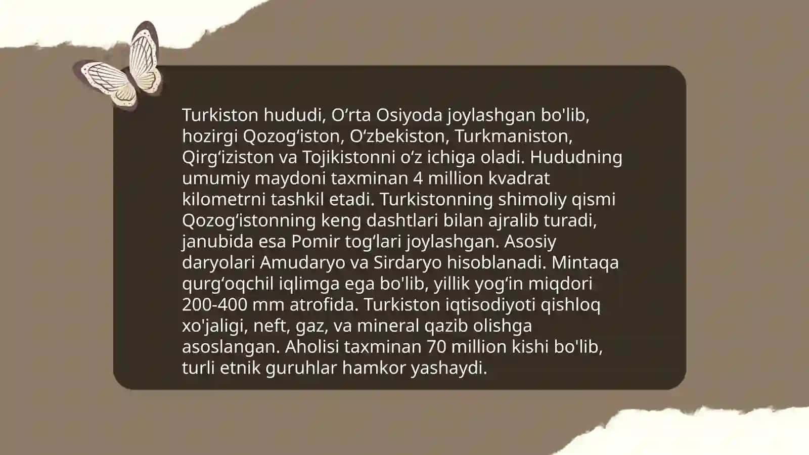 Turkiston hududi geografiyasi 3