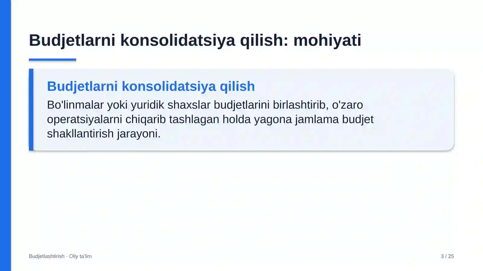 Xususiy telekanallarda budjetlarni konsolidatsiya qilish 3