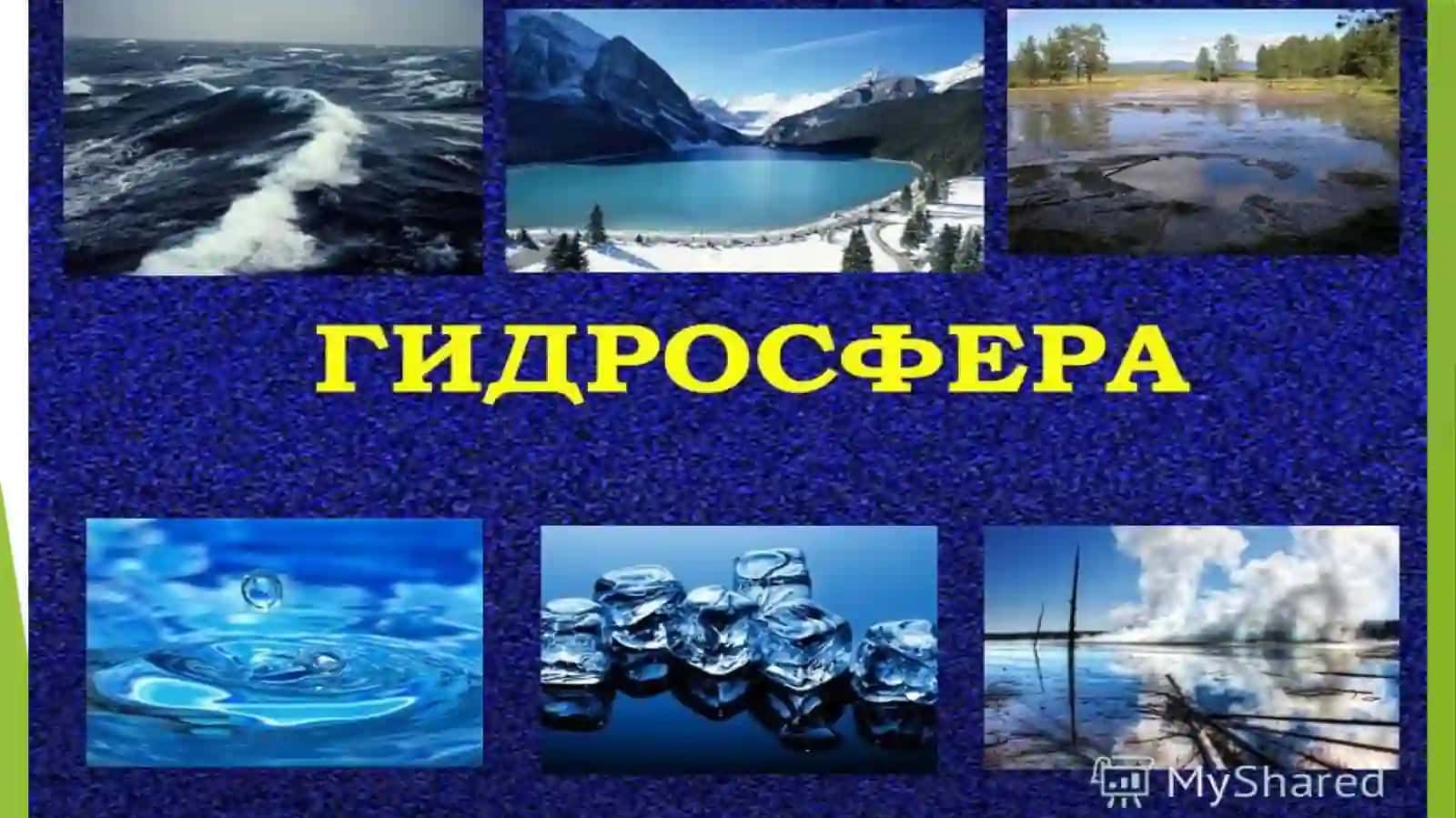 Gidrosfera va uning tarkibiy qismlari 3