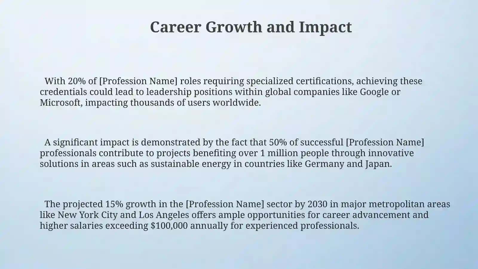 MY FUTURE PROFESSION presentation 3