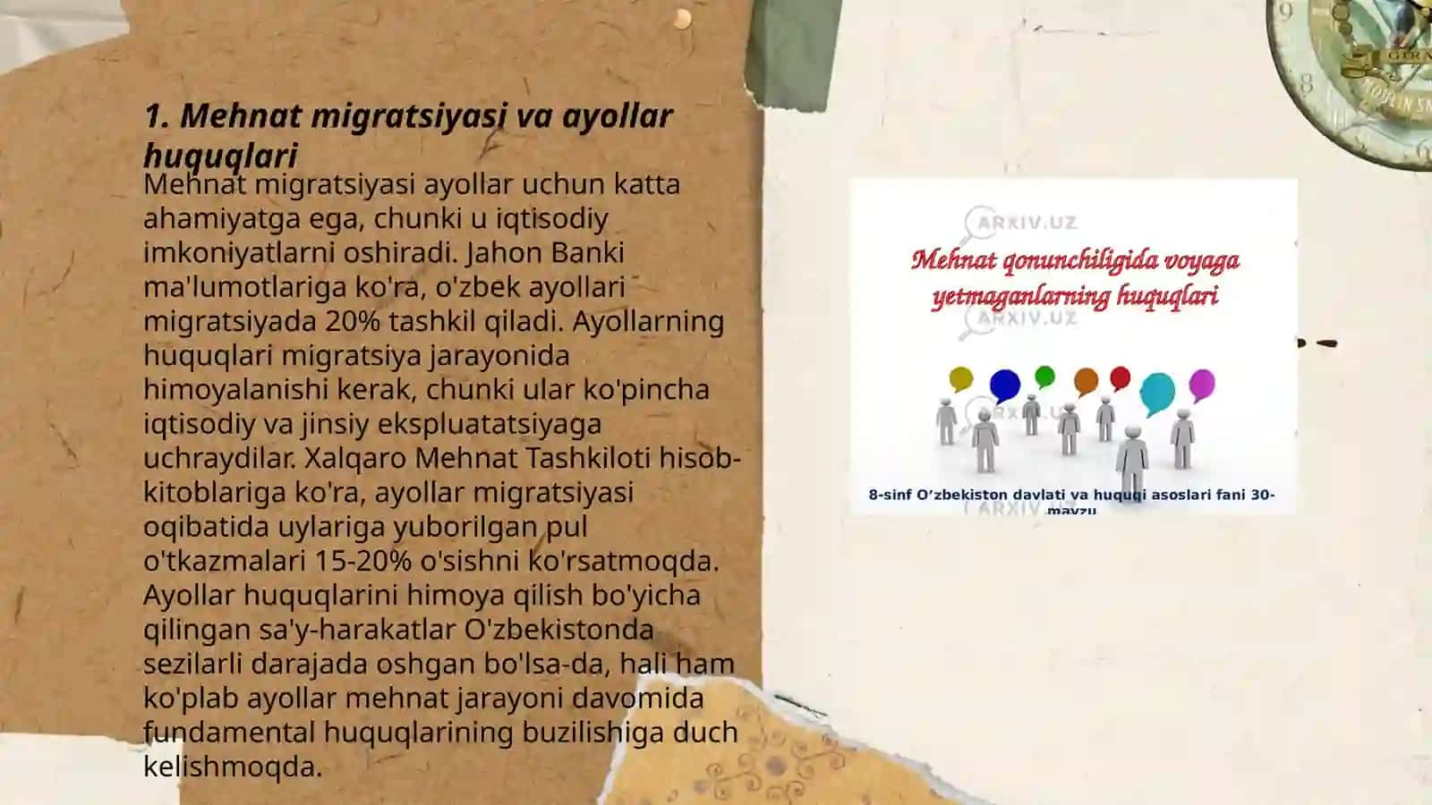Mehnat migratsiyasi va gender tengligi 3