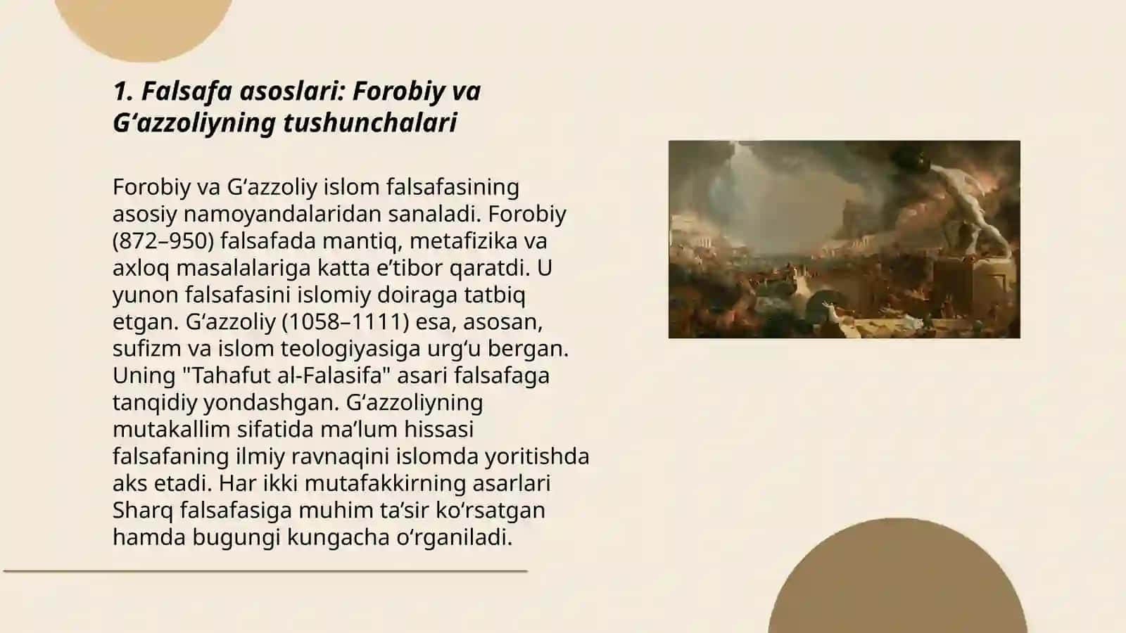 Abu Nasr Forobiy va Gʻazzoliyning Falsafa ilmiga oid qarashlarini qiyosiy tahlil qilish 3