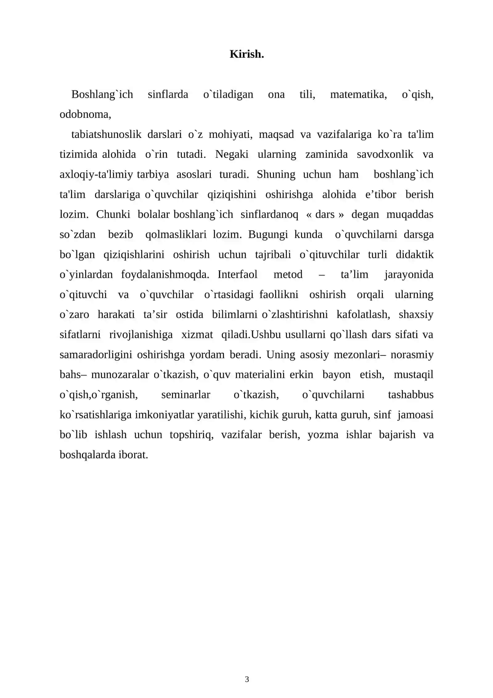 Boshlang’ich sinf o’qish darsini yangi pedagogik texnologiyalar orqali tashkil etishda o’quvchilarga grammatik tushunchalarni o’rgatish usullari 3