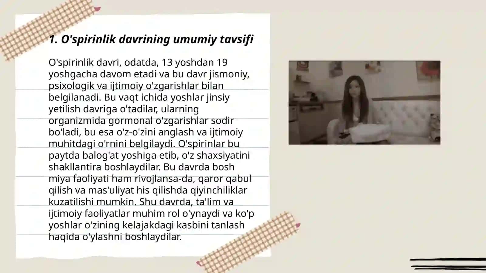 Ilk ospirinlik va yosh davrning psixik xususiyatlari 3