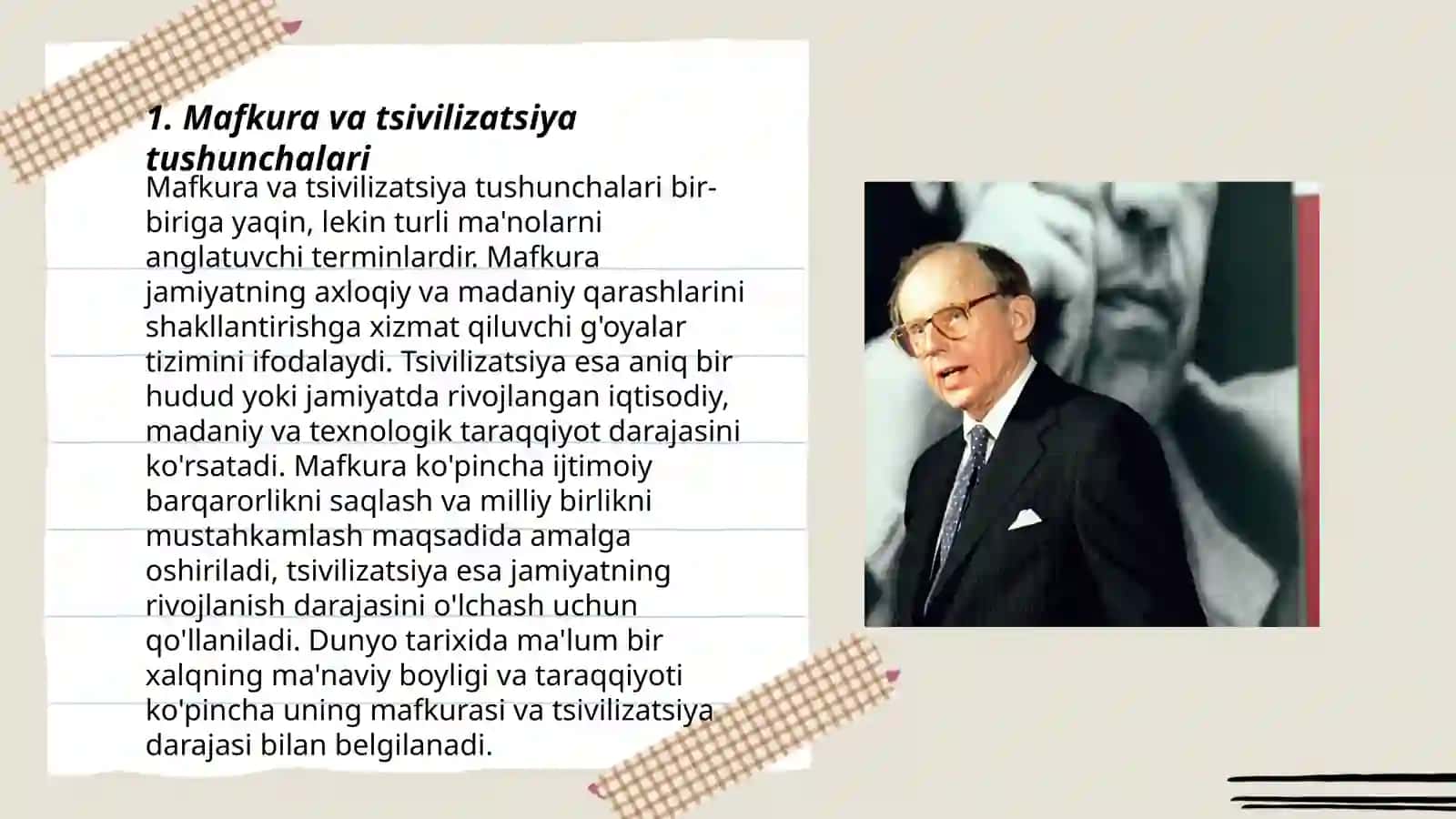 Mafkura va sivilizatsiya ular o'rtasidagi tarixiy aloqadorlik 3