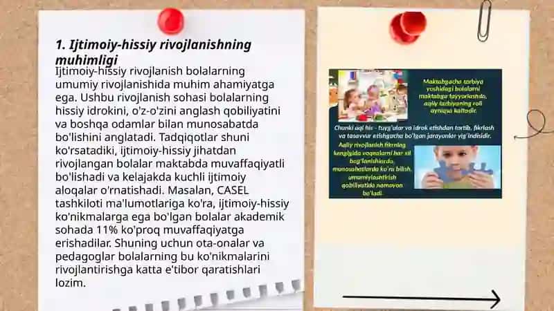 Ilk va 3 yoshgacha bo'lgan bolalarning ijtimoiy-hissiy rivojlanishi va unga qo'yilgan talablar 3