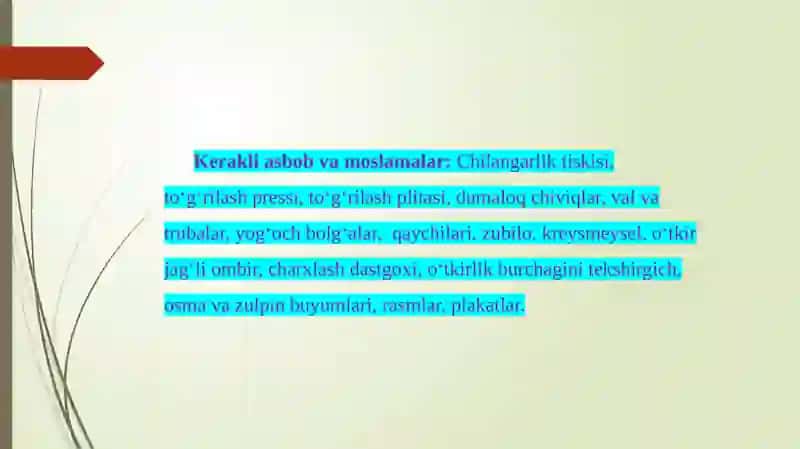 Metallar xossalarining tanilishi 3