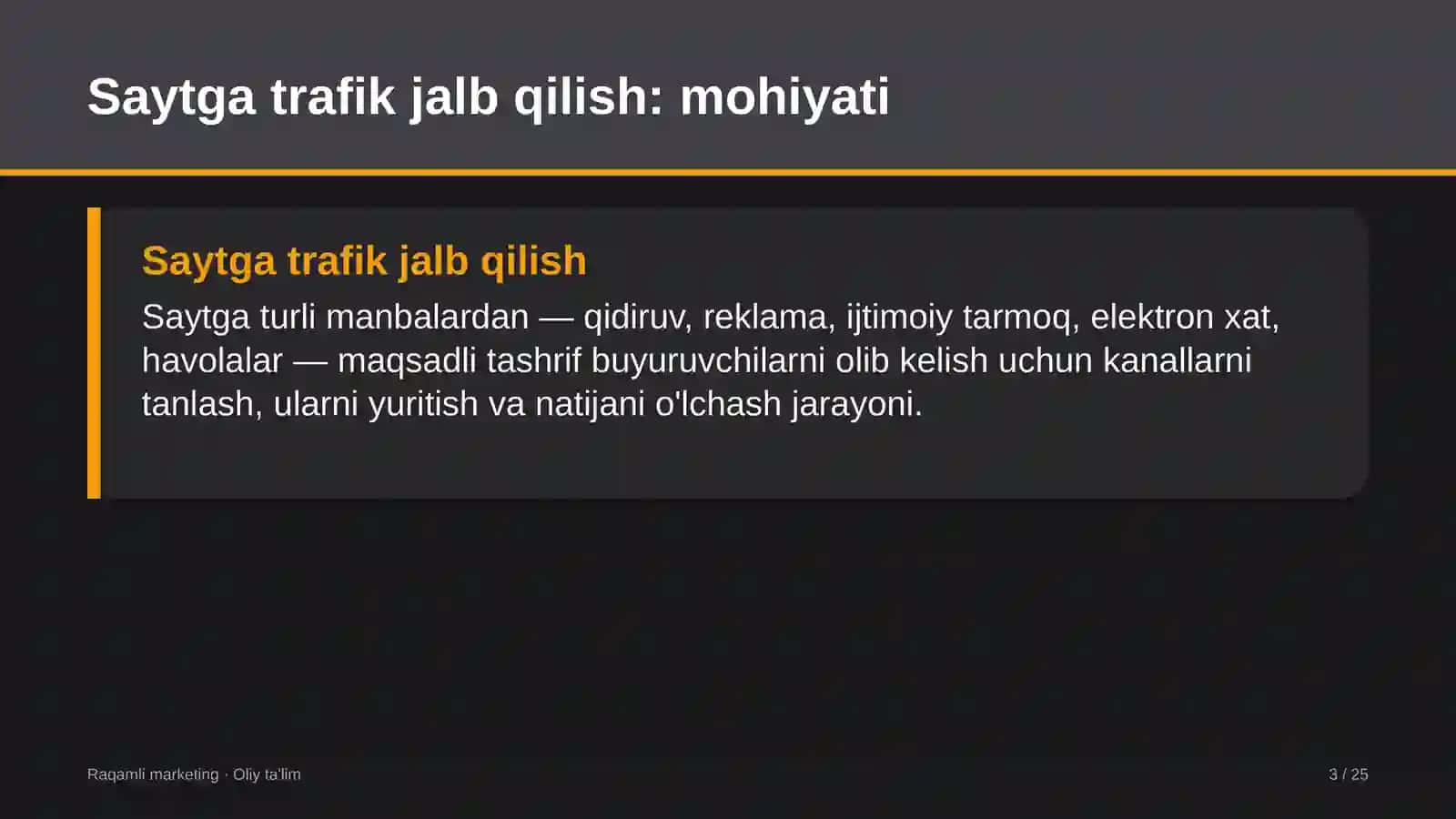 onlayn ta'lim platformalarida saytga trafik jalb qilish 7332 3