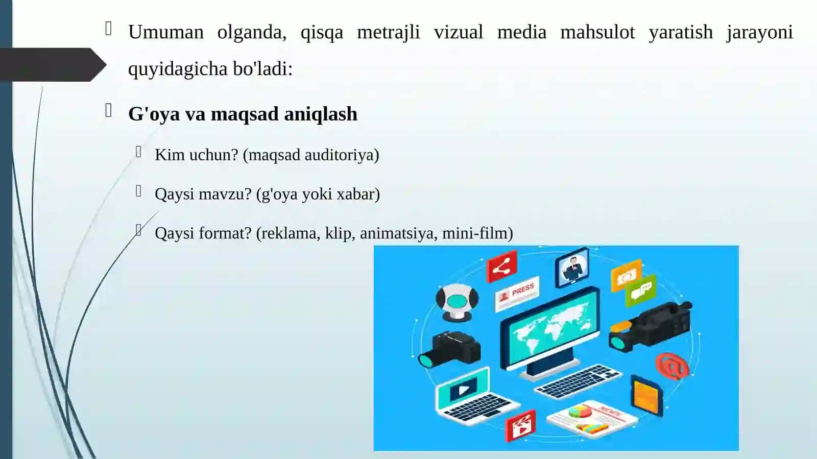 Qisqametrajli vizual media mahsulotlaryaratish 3