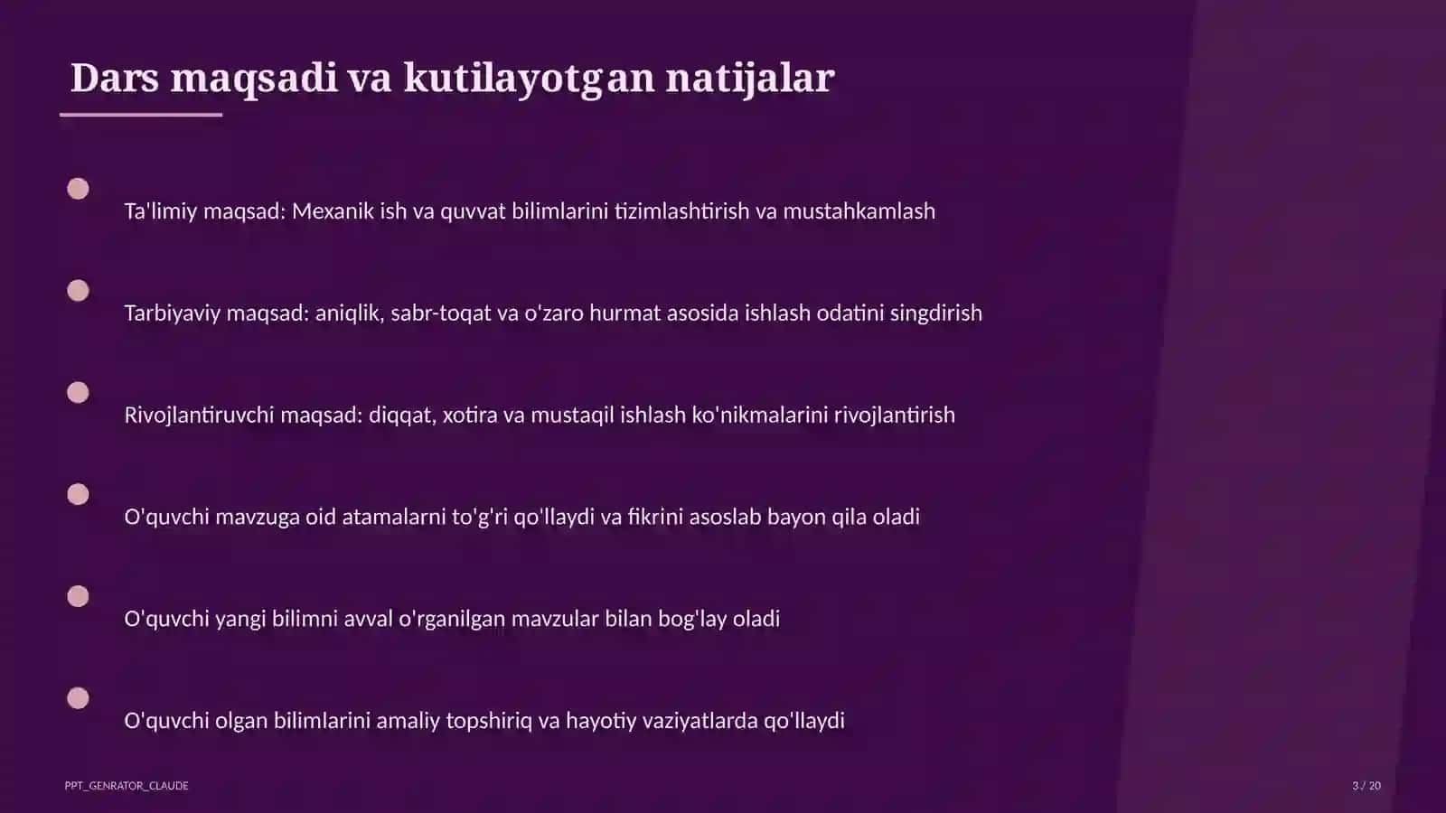 Mexanik ish va quvvat (7-sinf) 3