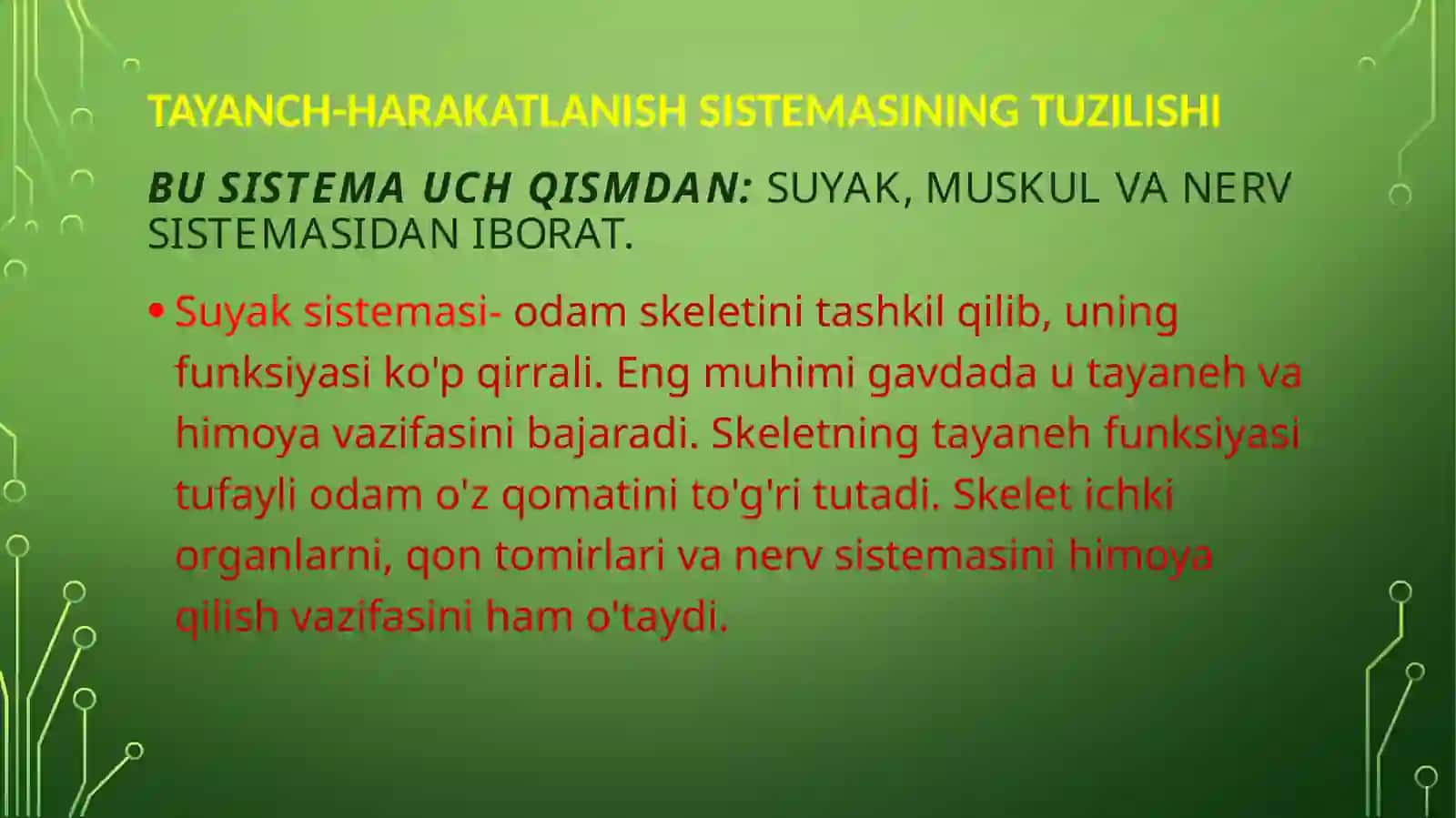 Tayanch-harakat tizimi ning yosh xususiyatlari va uning gigiyenasi 3