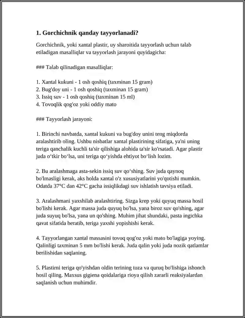 GORCHISHNIK KOMPRESS GRELKA MUZLI XALTACHA QOʻYISH 3