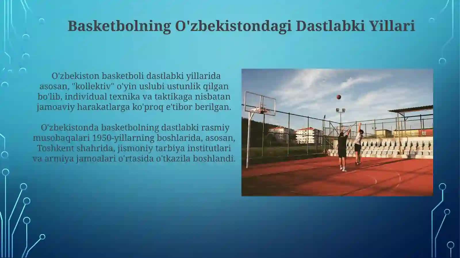 Basketbolning O'zbekistonda rivojlanishi 3