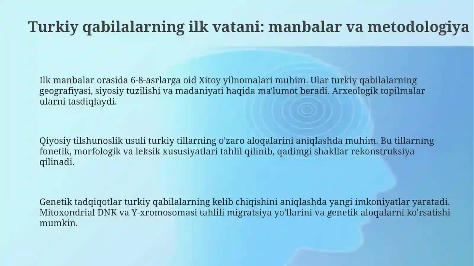 Turkiy qabilalarning ilk vatani va oriylik muammosi 3