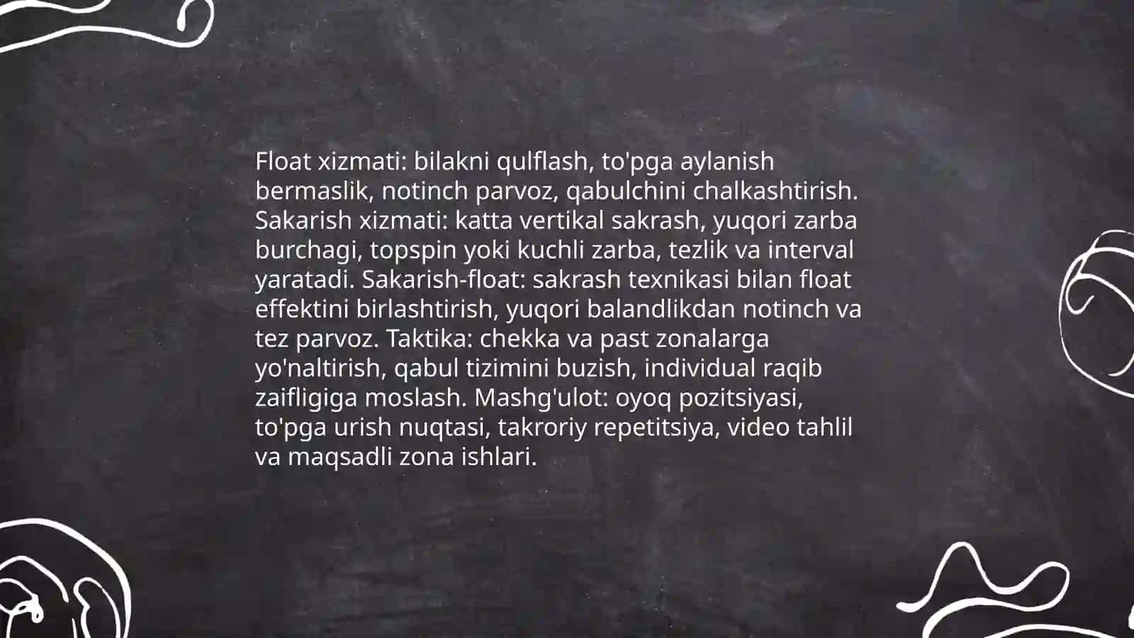 Valibol o'yinini texnikasi va taktikasi 3