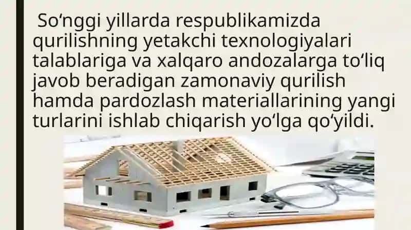Qurilish materiallari sanoati 3