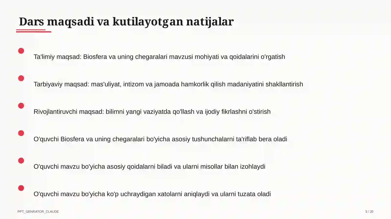 Biosfera va uning chegaralari (10-sinf) 3