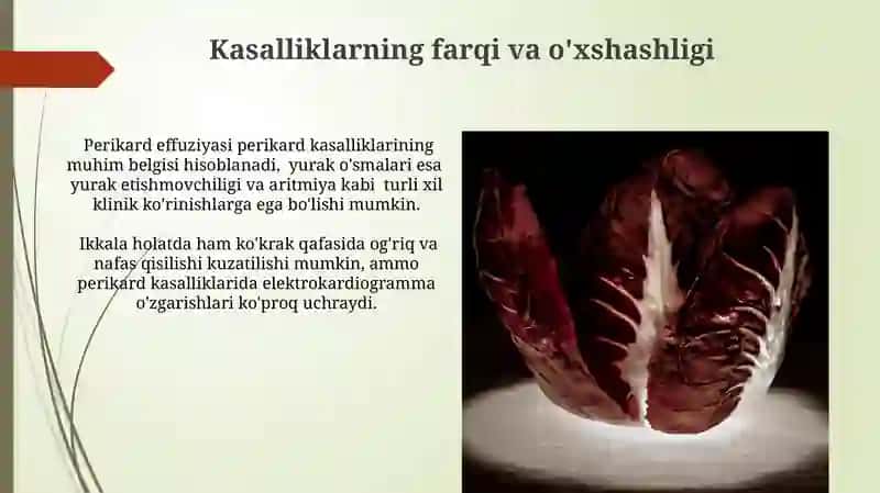 Perikard kassaliklari va yurak oʻsmalari 3