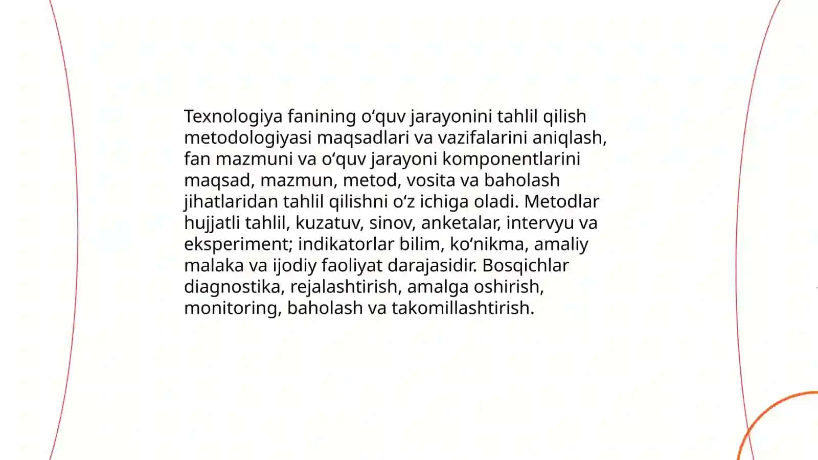 Texnologiya fanining oʻquv jarayonida tahlili va texnologiya taʼlimida didaktik tushunchalar 3