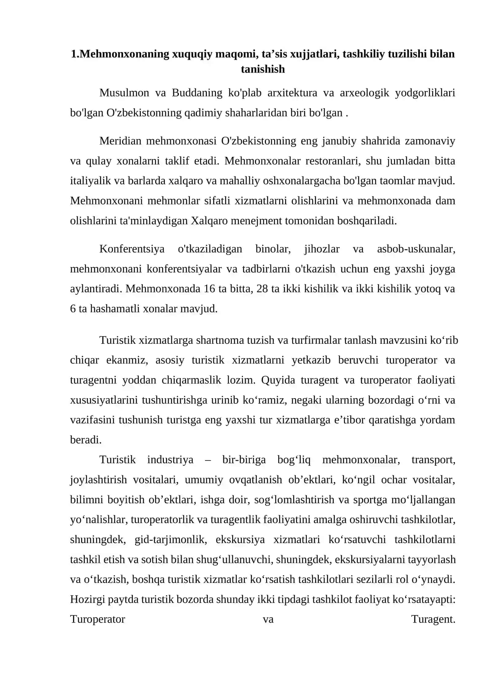 Turizm sohasida davlat siyosati 3